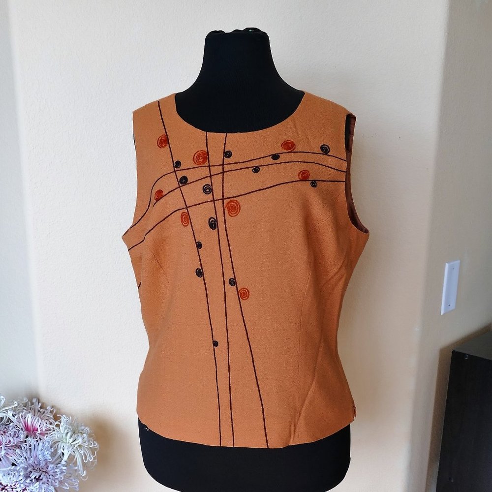 Casper & Company 100% Wool Vest- Size 12